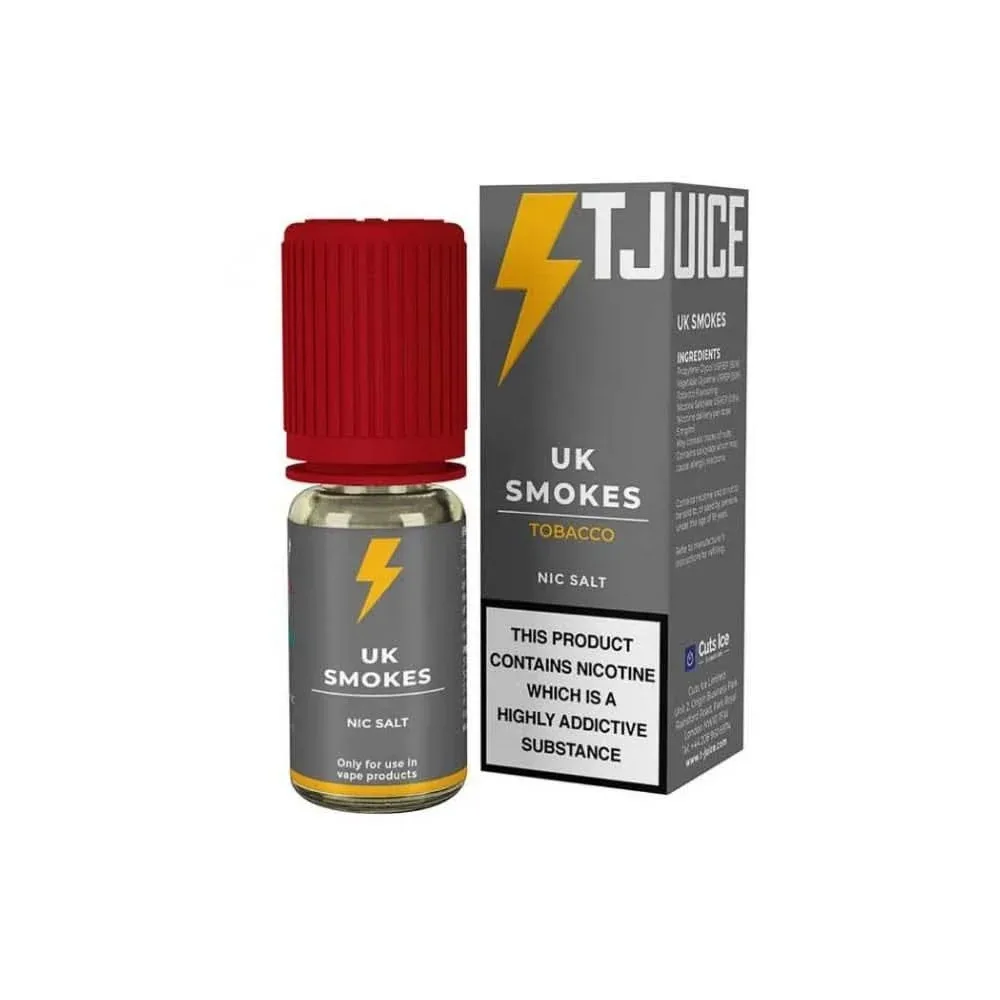 UK Smokes Nic Salt E-Liquid by T Juice (10ml)