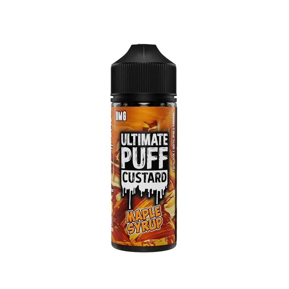 Ultimate Puff Custard Maple Syrup Shortfill 100ml E-Liquid