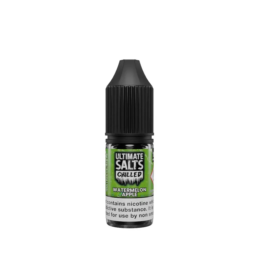 Ultimate Salts Chilled Watermelon Apple Nic Salt E-Liquid 10ml - Image 2