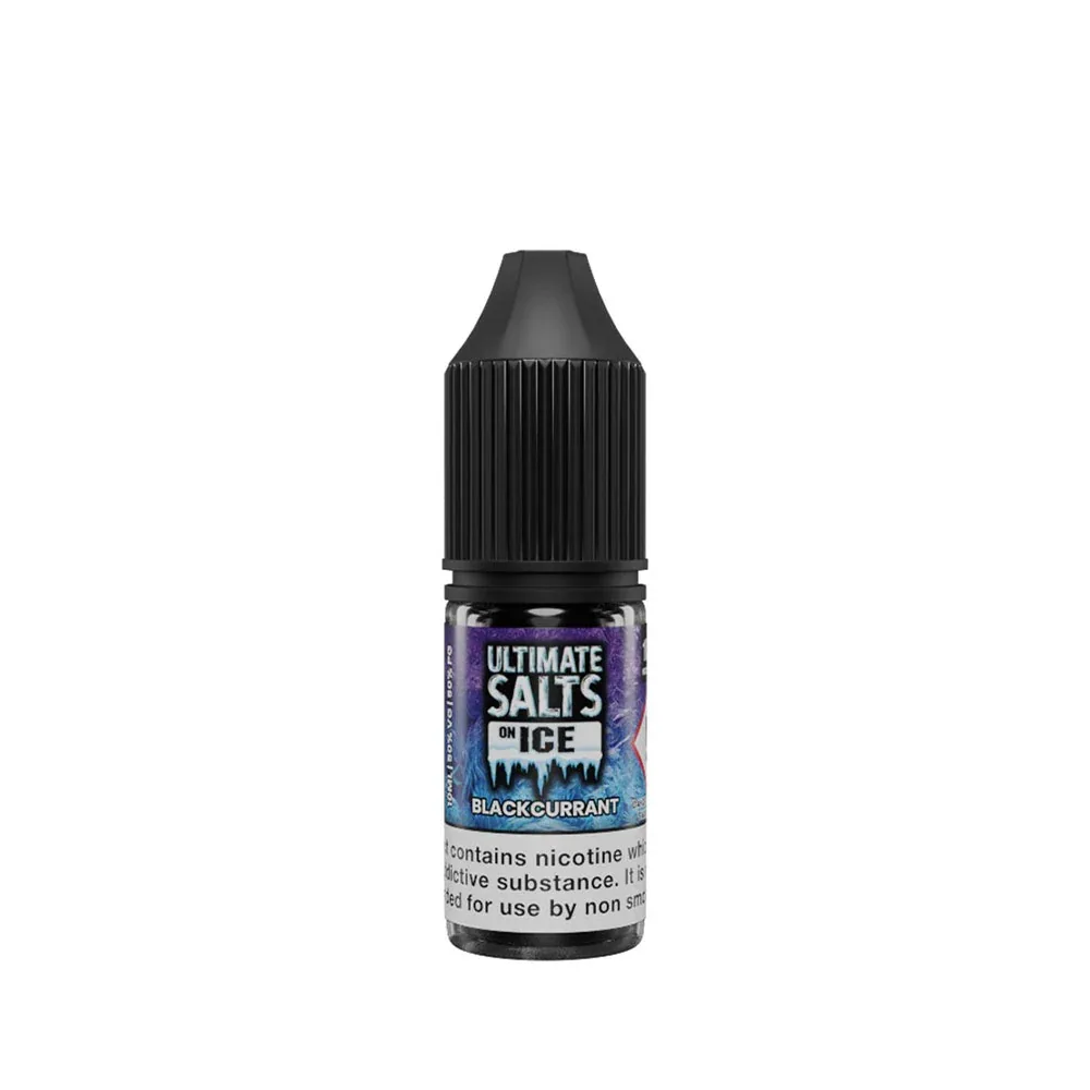 Ultimate Salts On Ice Blackcurrant 10ml Nic Salt E-Liquid - Image 2