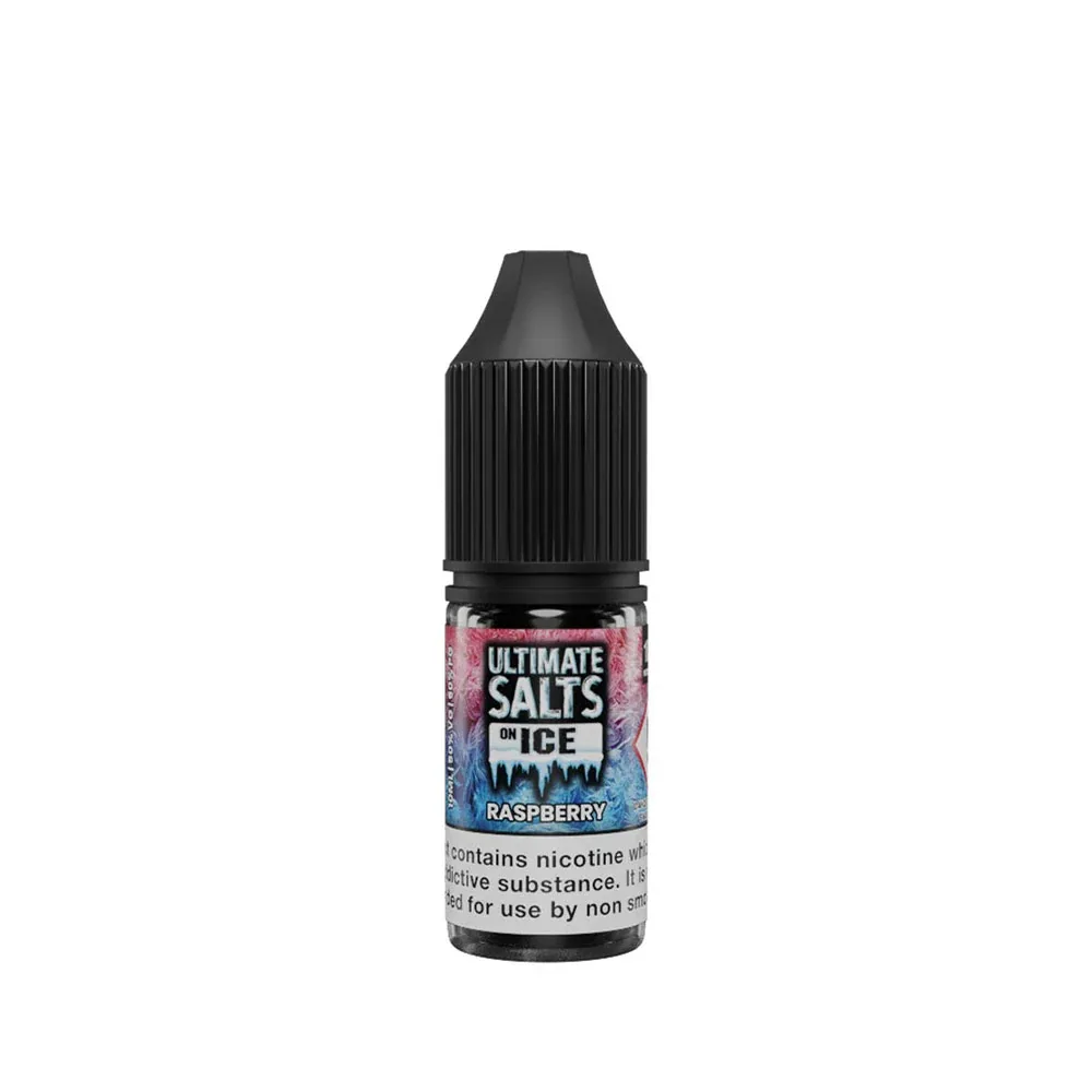 Ultimate Salts On Ice Raspberry 10ml Nic Salt E-Liquid - Image 2