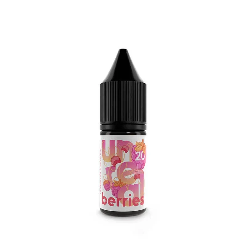 Unreal Berries Raspberry & Rhubarb 10ml Nic salt E-Liquid - Image 2