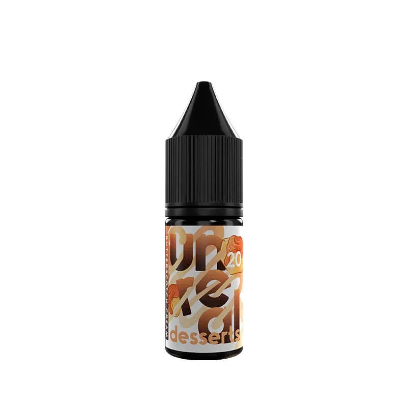 Unreal Desserts Butterscotch Cream 10ml Nic Salt E-Liquid - Image 2