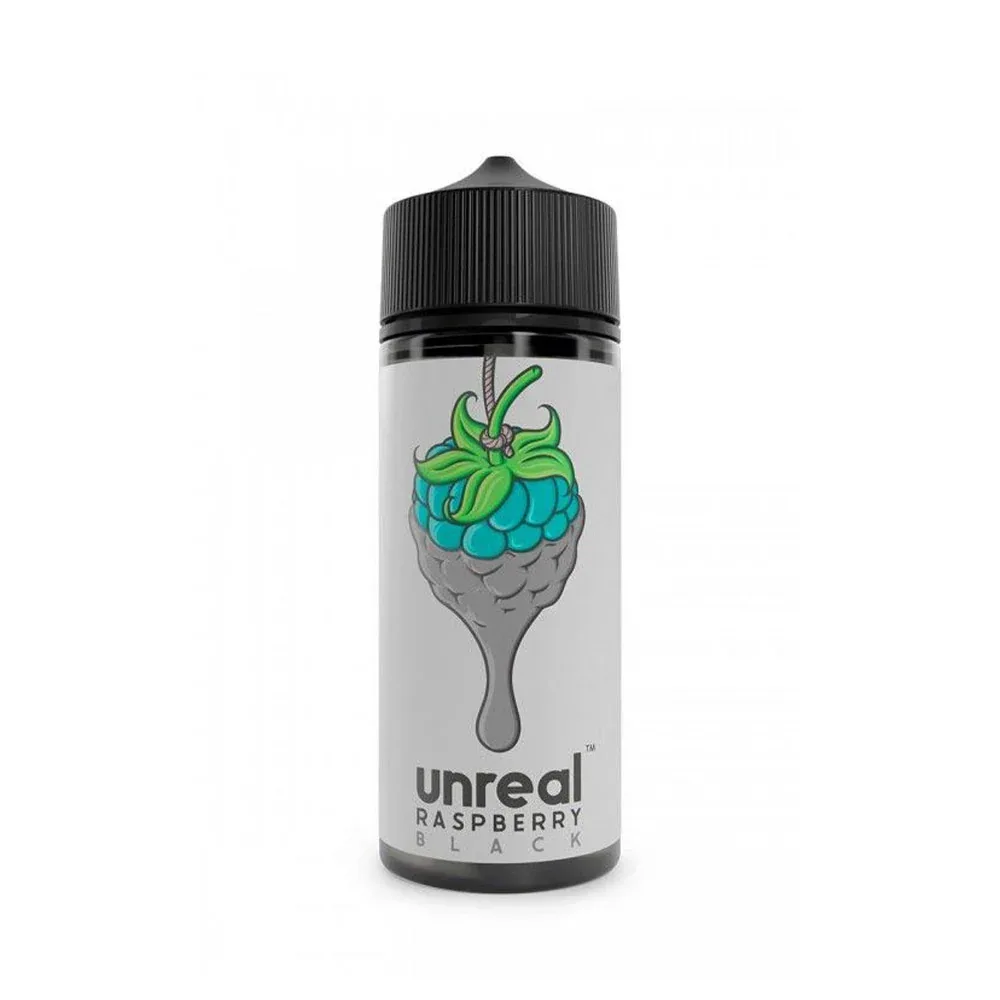 Unreal Raspberry Black 100ml Shortfill E-Liquid