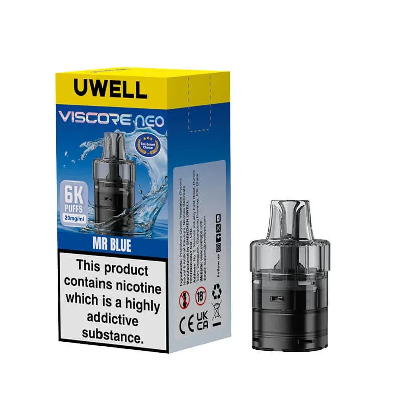 Uwell Viscore Neo 6K Prefilled Pod & Refill Mr Blue