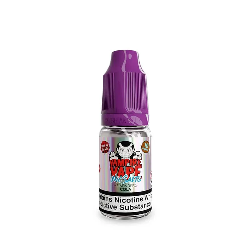 Vampire Vape Heisenberg Cola 10ml Nic Salt E-Liquid - Image 2