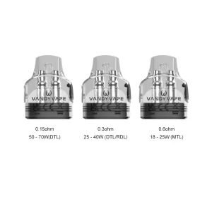 Vandy Vape Gemini Replacement Pod Cartridge (2pcs/pack)