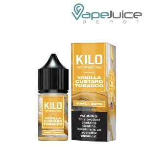 Vanilla Custard Tobacco KILO Salts 30ml