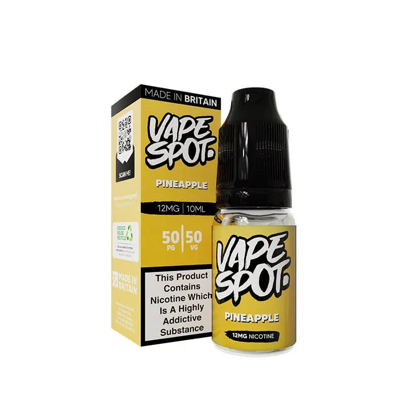 Vape Spot Pineapple E-Liquid 10ml - Image 2