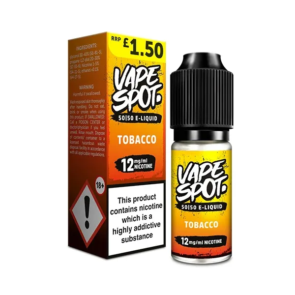 Vape Spot Tobacco E-Liquid 10ml