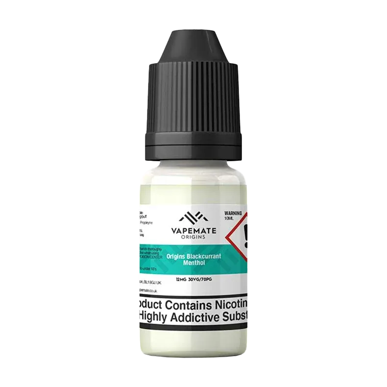 Vapemate Origins Blackcurrant Menthol 10ml