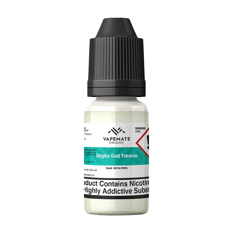 Vapemate Origins Gold Tobacco 10ml