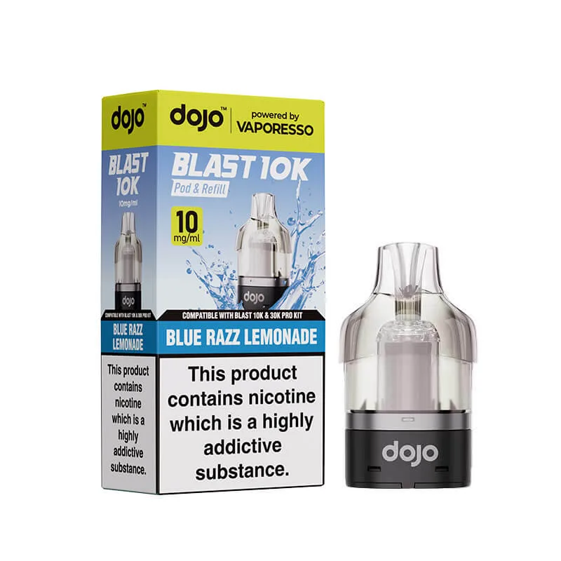 Vaporesso DOJO Blast Pod & Refill For 10K or 30K Device – Blue Razz Lemonade - Image 2