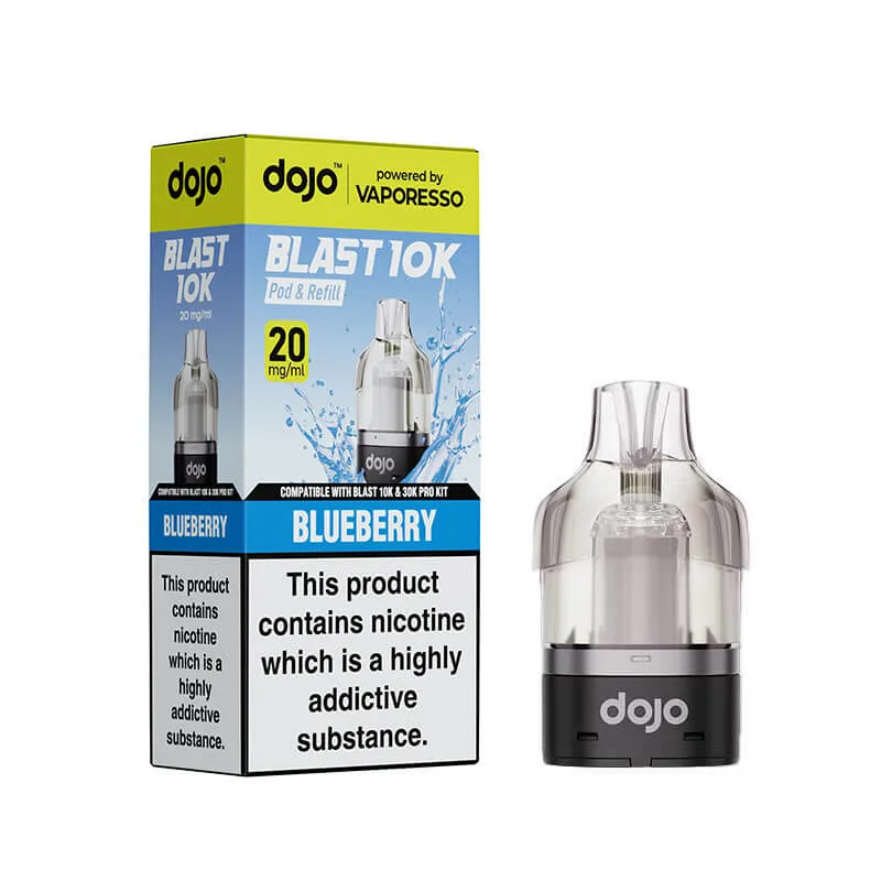 Vaporesso DOJO Blast Pod & Refill For 10K or 30K Device – Blueberry