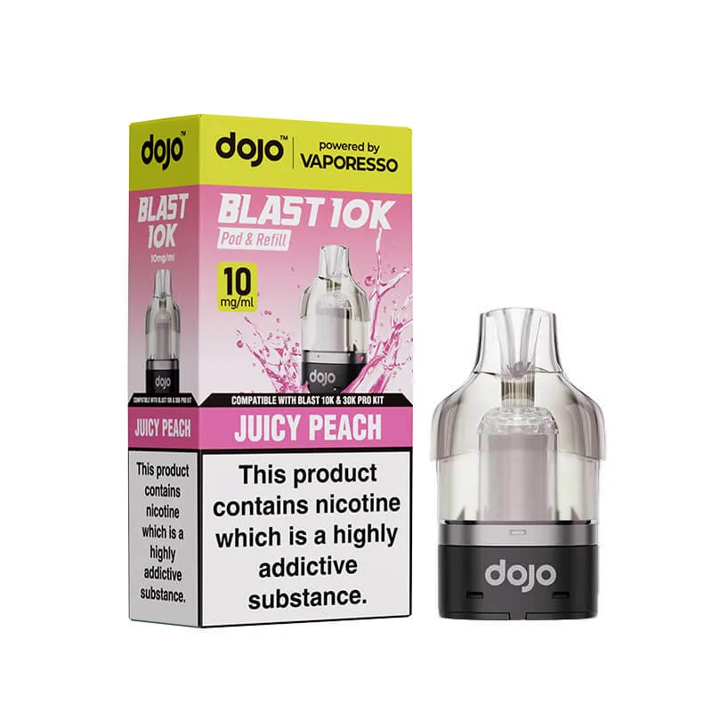Vaporesso DOJO Blast Pod & Refill For 10K or 30K Device – Juicy Peach - Image 2