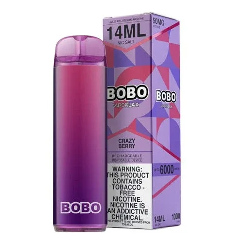 VaporLax Bobo Disposable, 14ml, 50mg