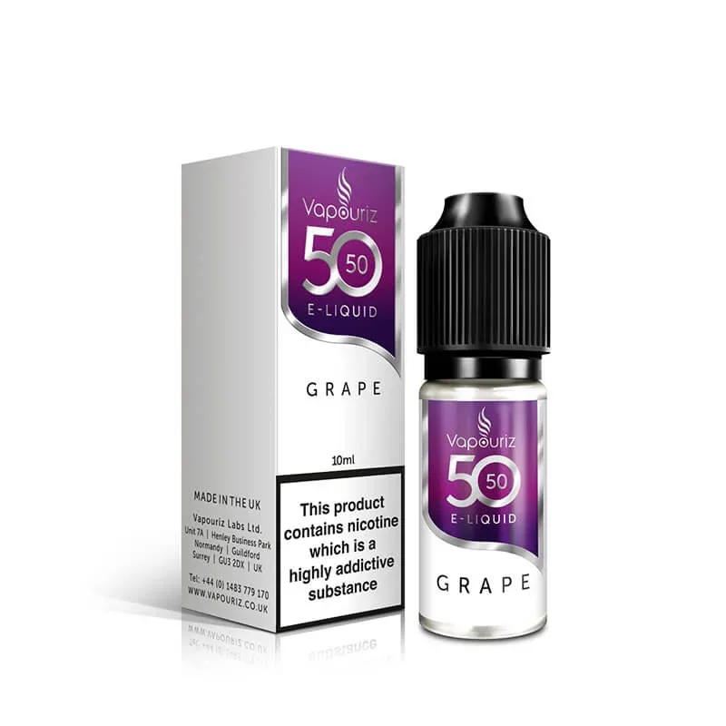 Vapouriz 50/50 Grape 10ml - Image 2