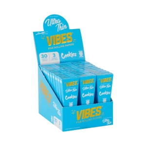 VIBES X COOKIES 30PK KING SIZE CONES – ULTRA THIN