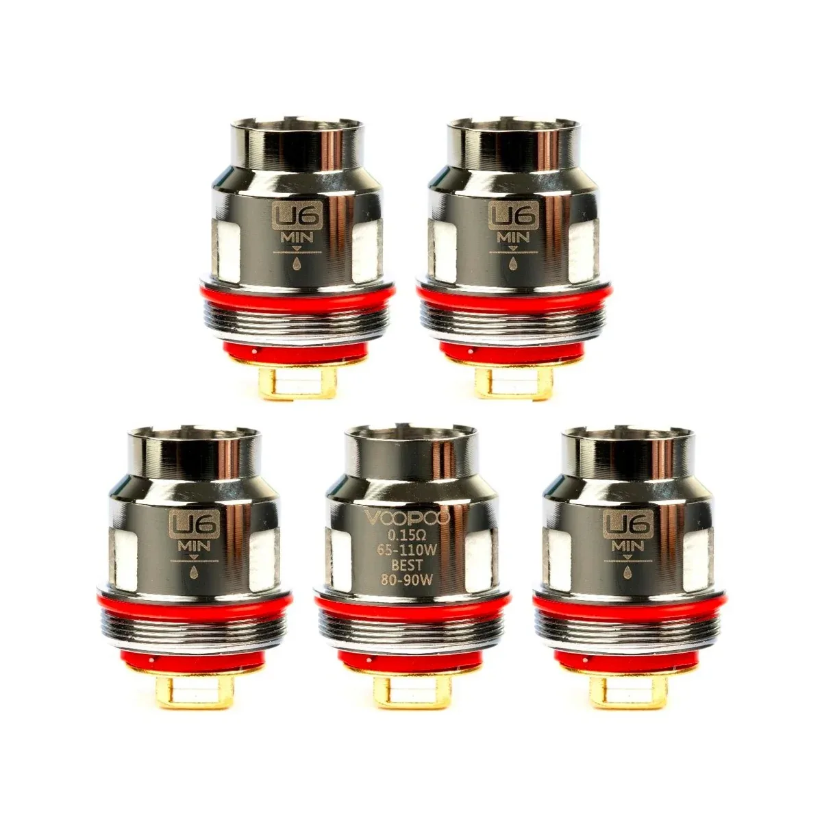 VooPoo U6 Sub Ohm coils 0.15 Ohm