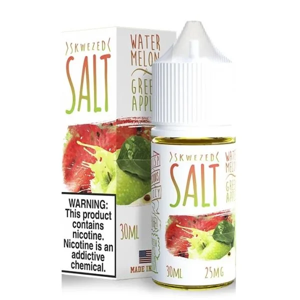Watermelon Green Apple Nic Salt by Skwezed - (30mL)