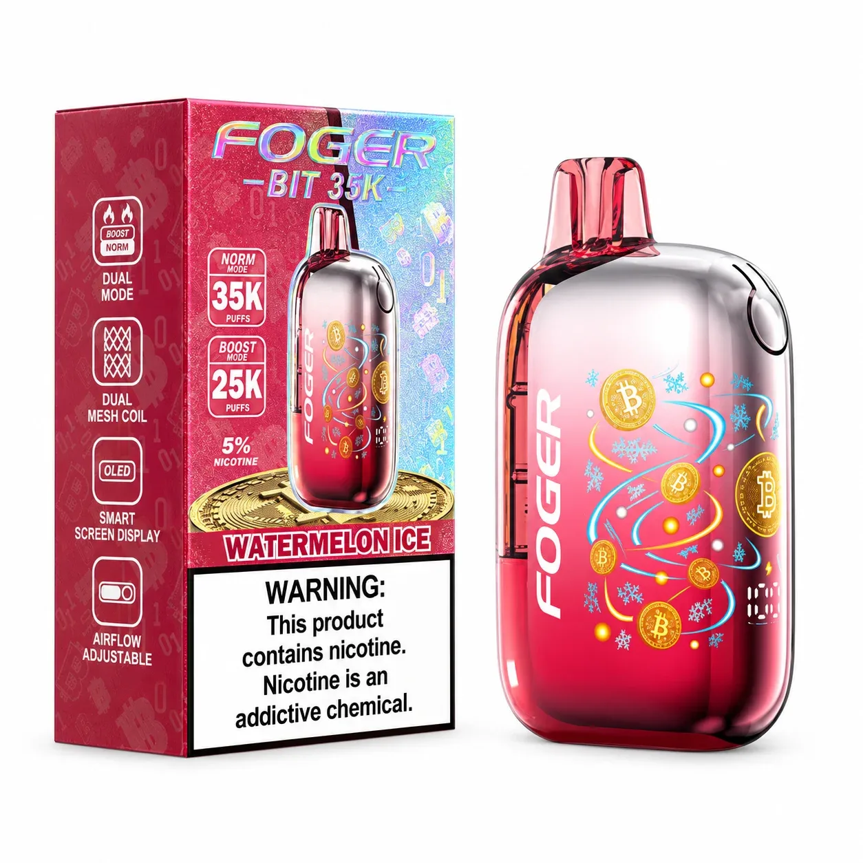 Watermelon Ice - Foger Bit 35k Disposable Vape