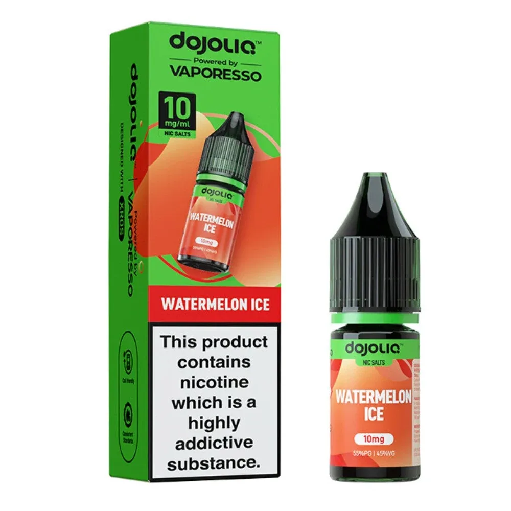 Watermelon Ice Nic Salt E-Liquid by Dojoliq (10ml)