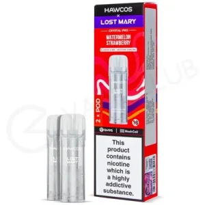 Watermelon Strawberry Hawcos x Lost Mary Crystal Pro Prefilled Pods