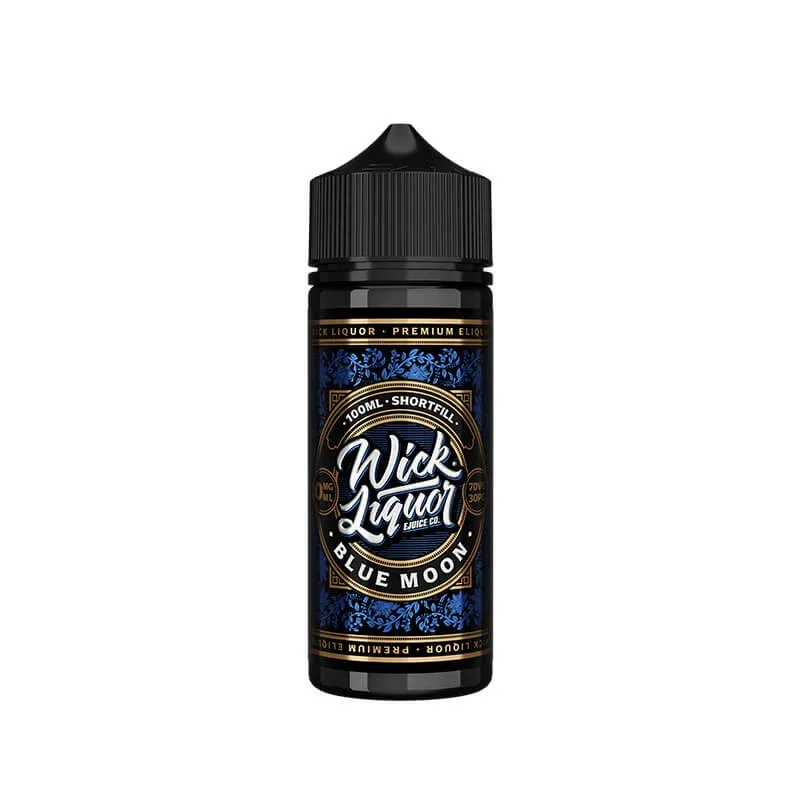 Wick Liquor Blue Moon 100ml Shortfill E-Liquid