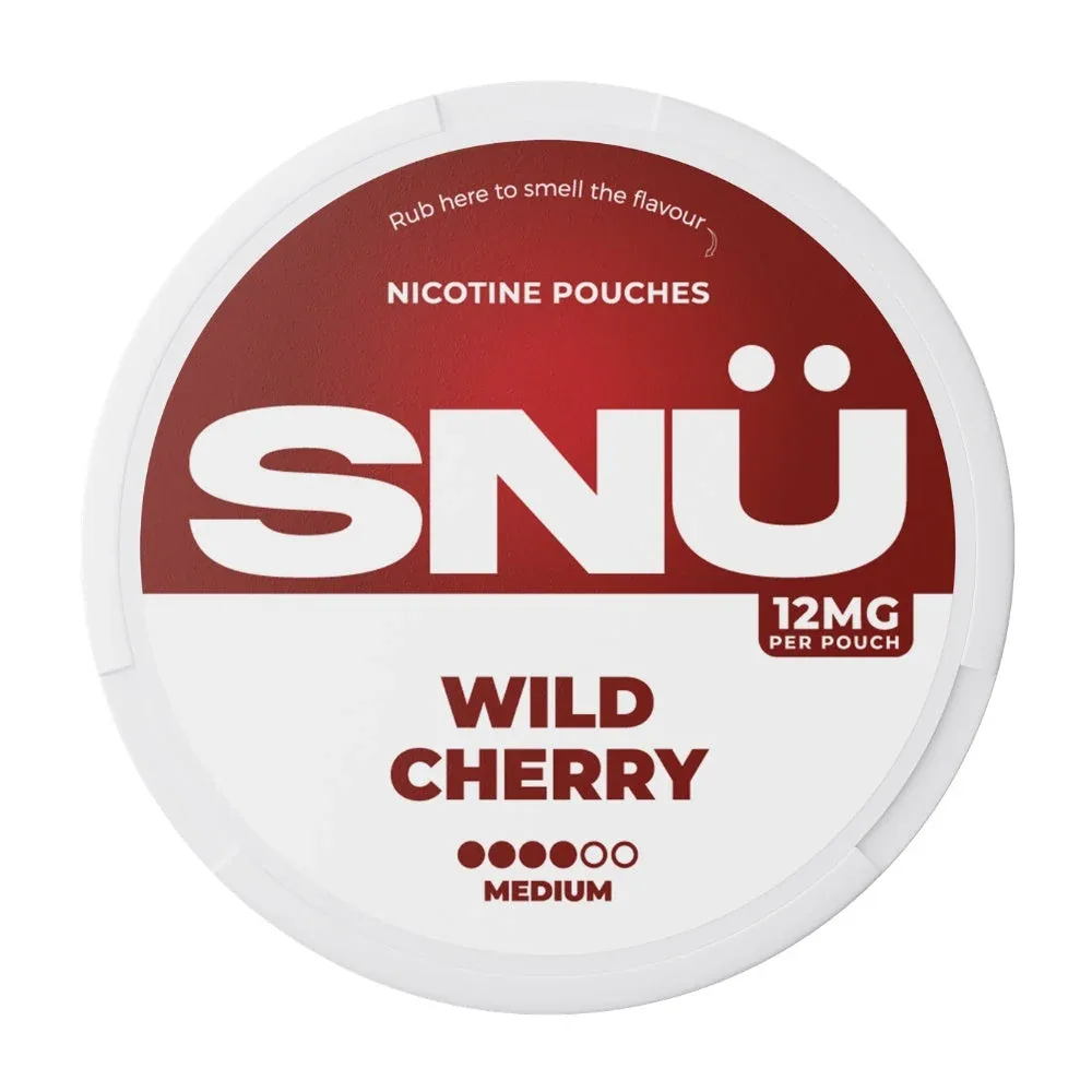 Wild Cherry Nicotine Pouches by SNU (20pk)