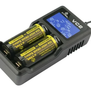 XTAR VC2 Charger with LCD Display Screen