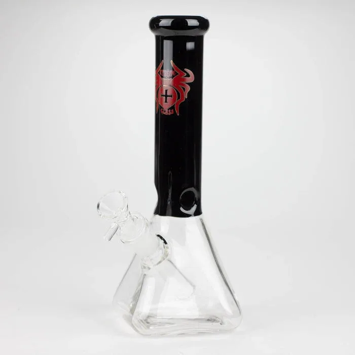 Xtreme 10" Pyramid Glass Water Bong - Image 2