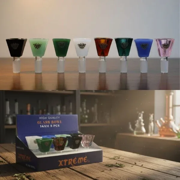 Xtreme - 14mm Cube Shape Glass Bowl