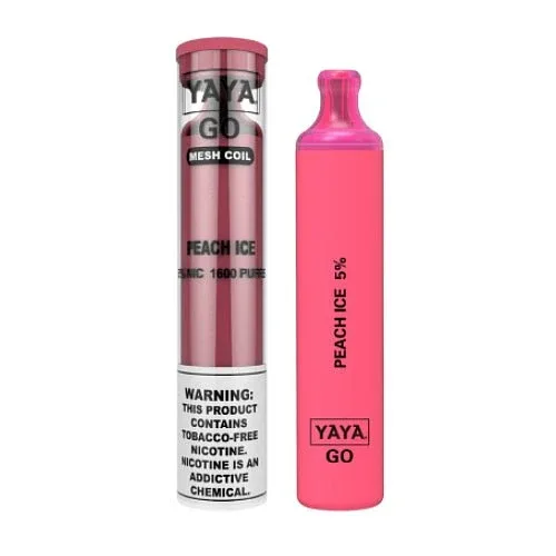 YAYA Go 1600 NTN Peach Ice Disposable Vape Pen