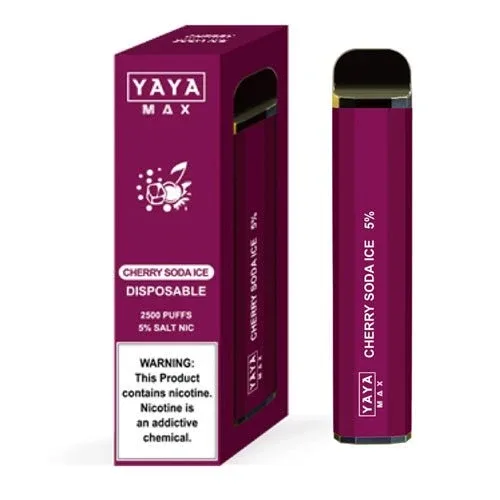 YAYA MAX 2500 NTN Cherry Soda Ice Disposable Vape Pen