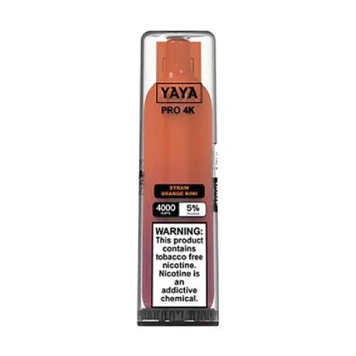 YAYA Pro 4K NTN Straw Orange Kiwi Disposable Vape Pen