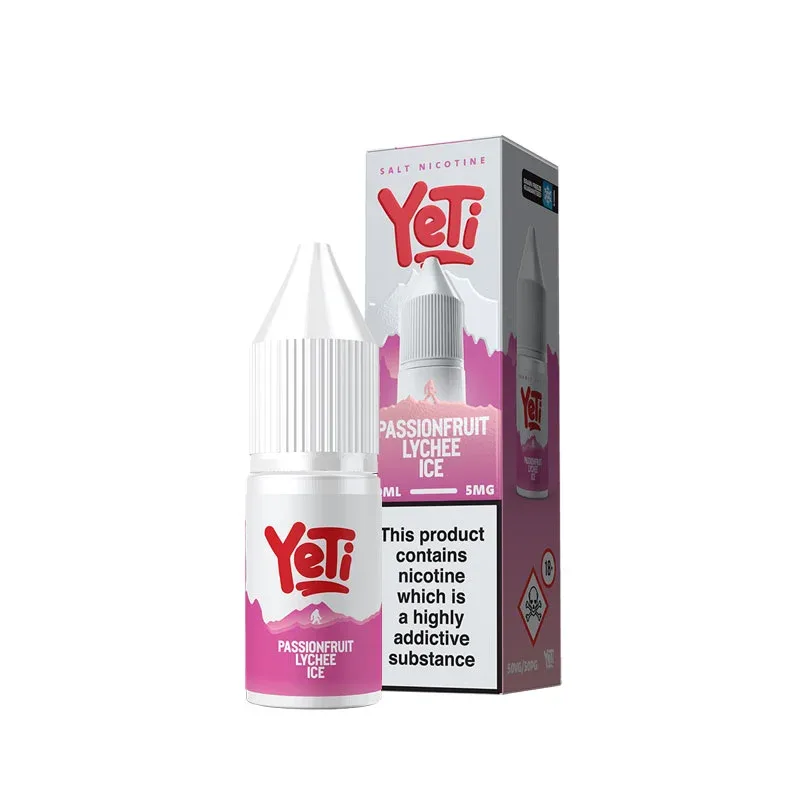 Yeti Summit Series Passionfruit Lychee Ice 10ml Nic Salt E-Liquid - Image 2