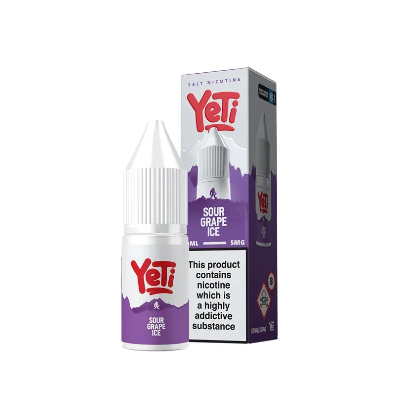 Yeti Summit Series Sour Grape Ice 10ml Nic Salt E-Liquid - Image 2