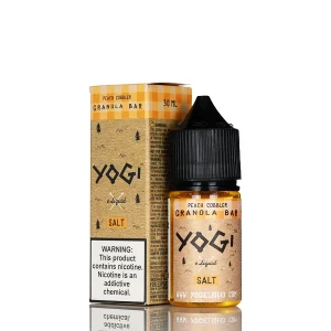 Yogi Salt Nic – Peach Cobbler Granola Bar – 30mL