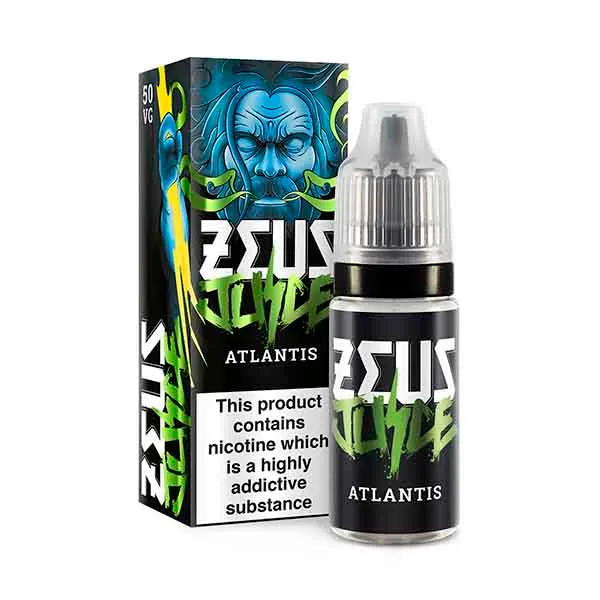 Zeus Juice Atlantis 50/50 E-Liquid 10ml - Image 2