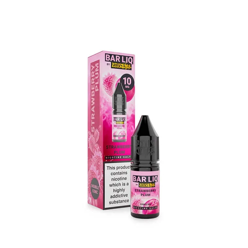 Zeus Juice Bar Liq Strawberry Plum Nic Salt E-Liquid 10ml - Image 2