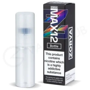 Zorva Max 12 Replacement Pods & 10ml Refillable Bottle
